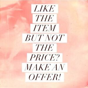 Got an offer? Let me know!